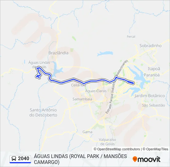 2040 Bus Line Map