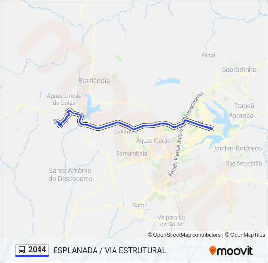 2044 Bus Line Map