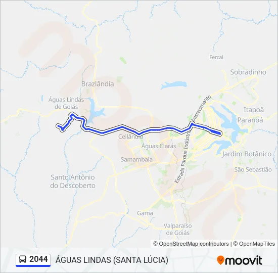 2044 Bus Line Map