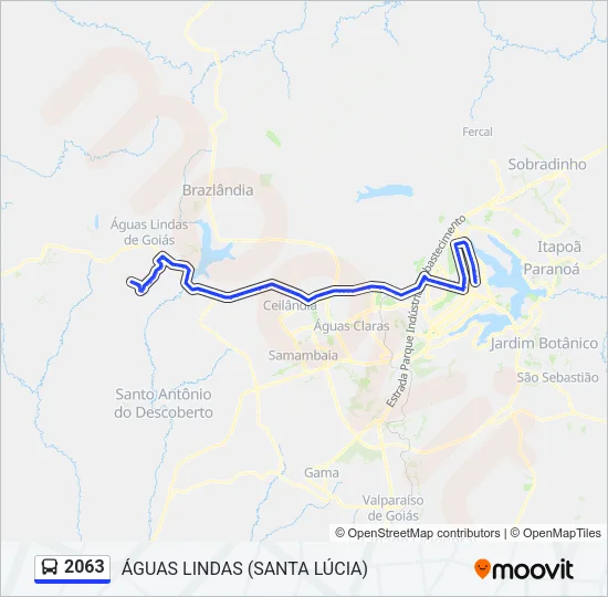 2063 Bus Line Map