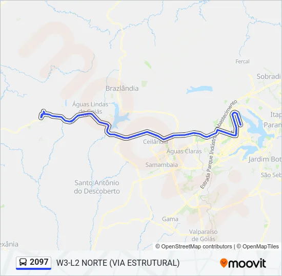 2097 Bus Line Map