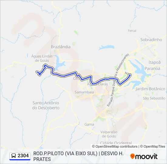 2304 Bus Line Map