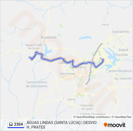 2304 Bus Line Map