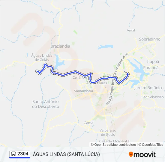 2304 Bus Line Map