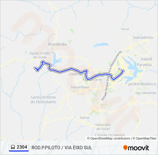 2304 Bus Line Map