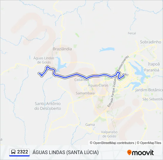 2322 Bus Line Map