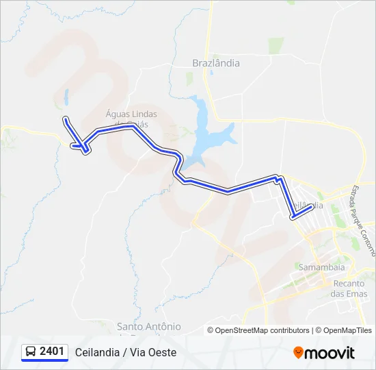 2401 Bus Line Map