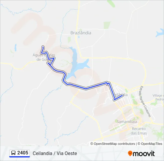 2405 Bus Line Map