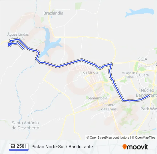 2501 Bus Line Map