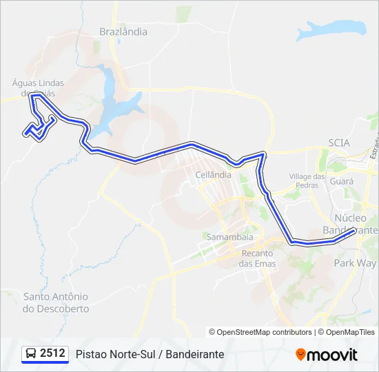2512 Bus Line Map