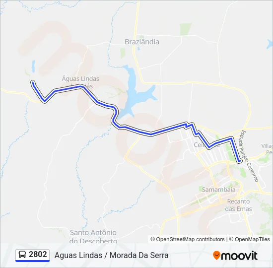 2802 Bus Line Map