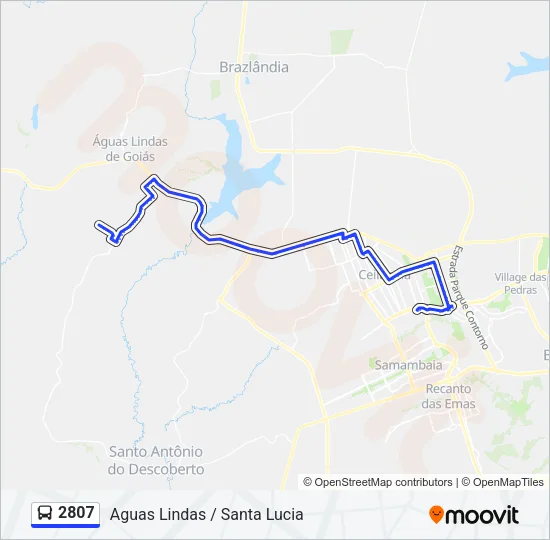 2807 Bus Line Map