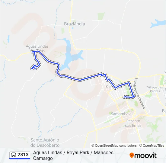 2813 Bus Line Map