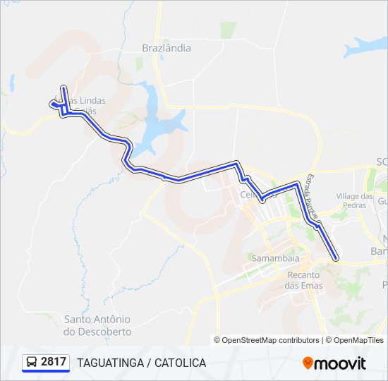 Mapa de 2817 de autobús