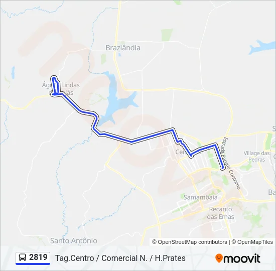 2819 Bus Line Map