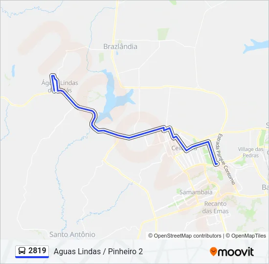 2819 Bus Line Map