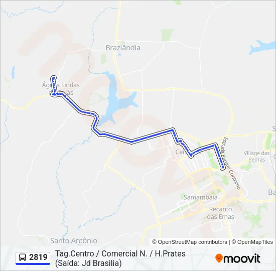 2819 Bus Line Map