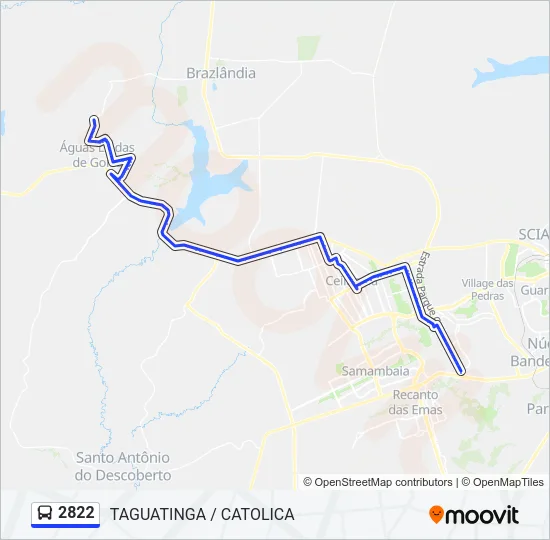 2822 Bus Line Map