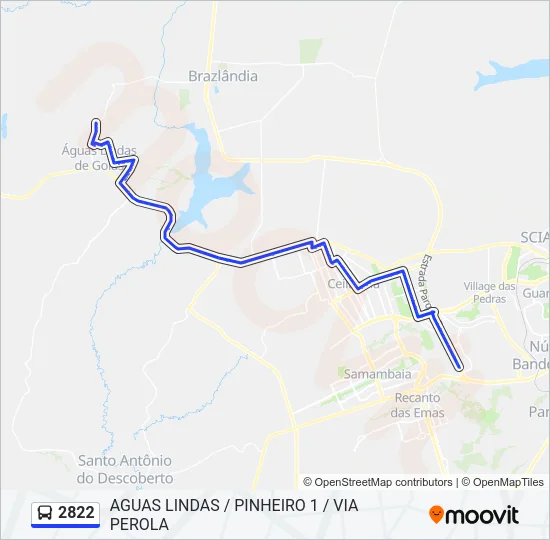 2822 Bus Line Map