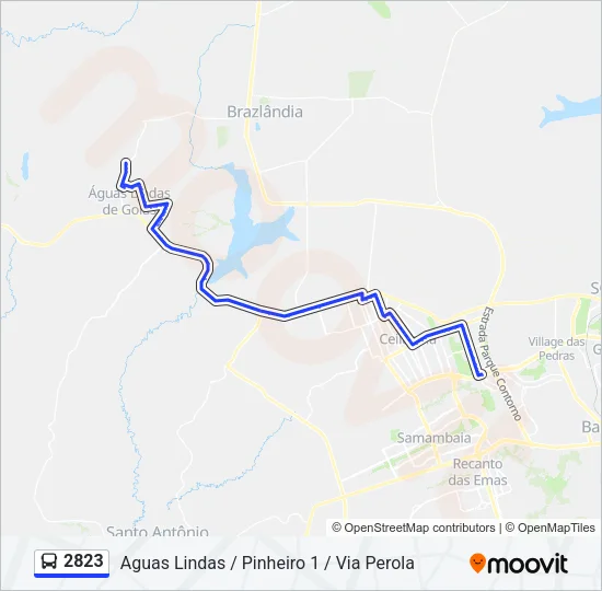 2823 Bus Line Map