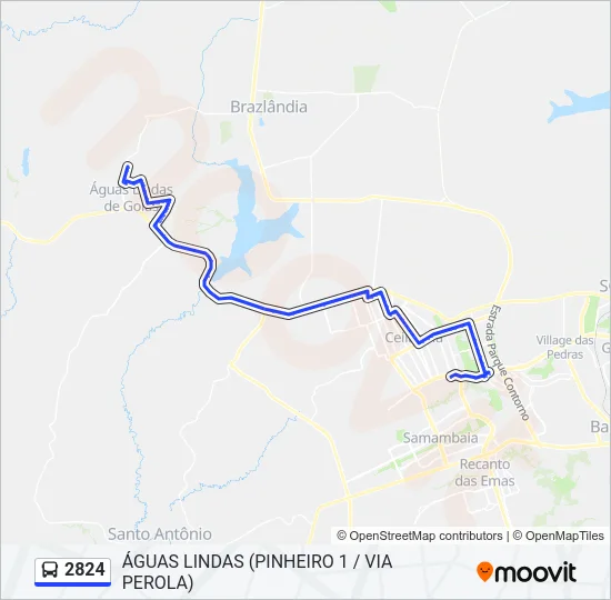 2824 Bus Line Map