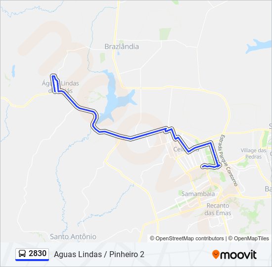 2830 bus Line Map