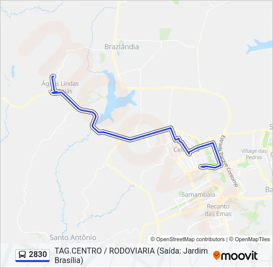 2830 Bus Line Map