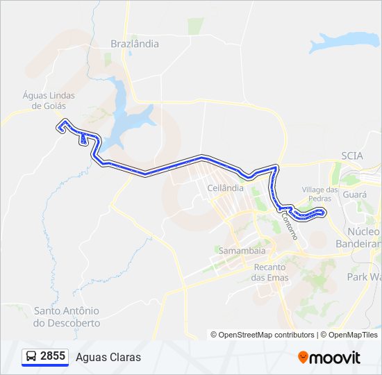 2855 bus Line Map