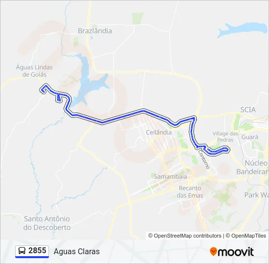 2855 Bus Line Map