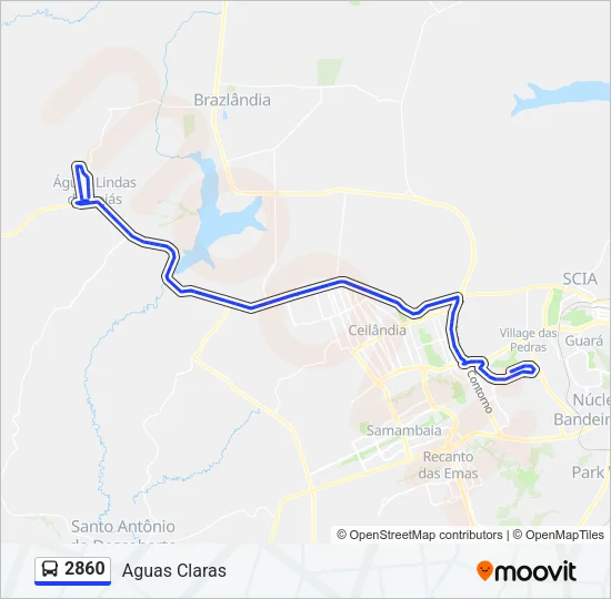 2860 Bus Line Map