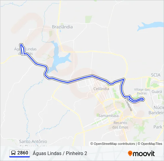 2860 Bus Line Map