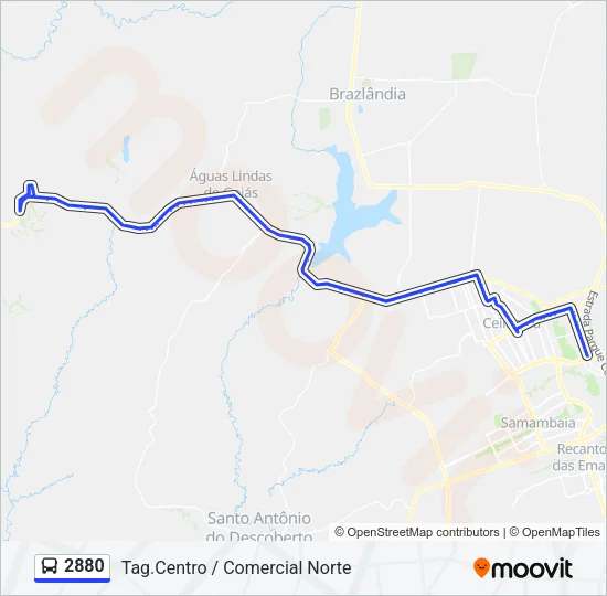 2880 Bus Line Map