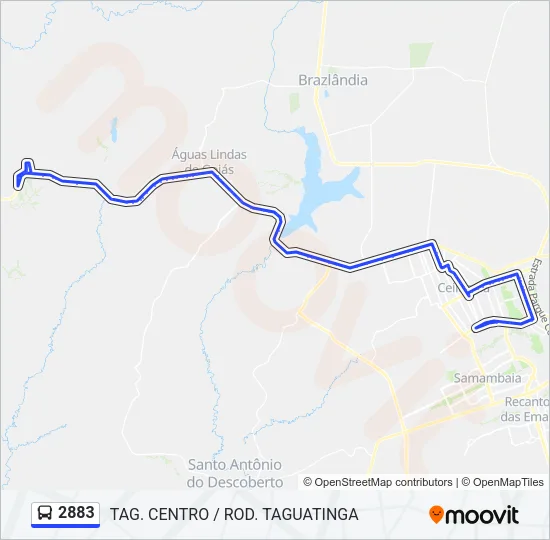 2883 Bus Line Map
