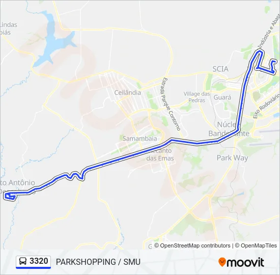 3320 Bus Line Map