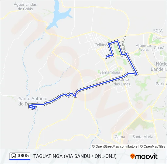 3805 Bus Line Map