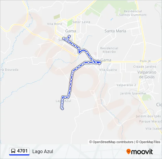 4701 Bus Line Map