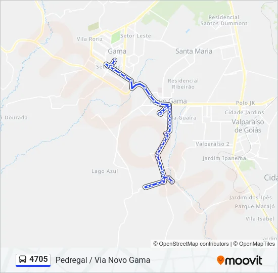 4705 Bus Line Map