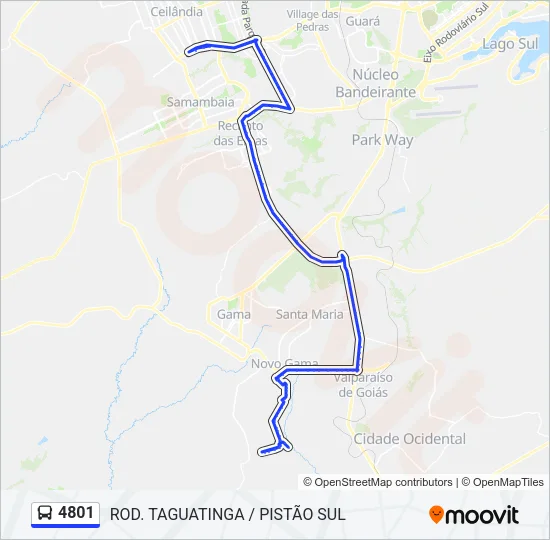 4801 Bus Line Map