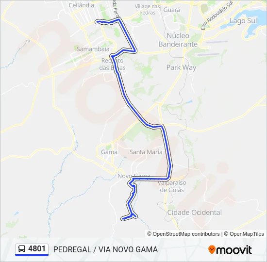 4801 Bus Line Map