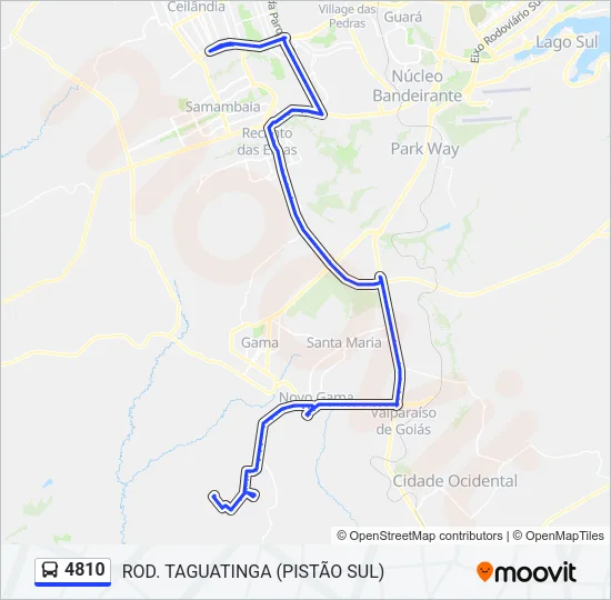4810 Bus Line Map