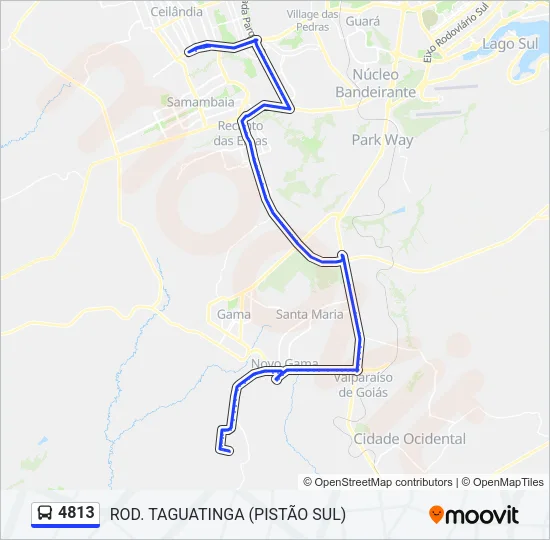 4813 Bus Line Map