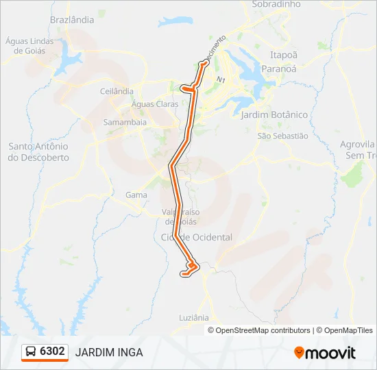 6302 Bus Line Map