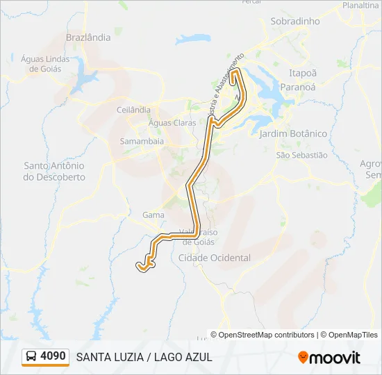4090 Bus Line Map