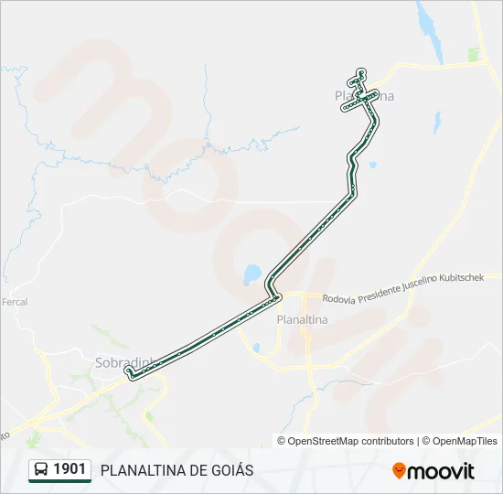 1901  Line Map