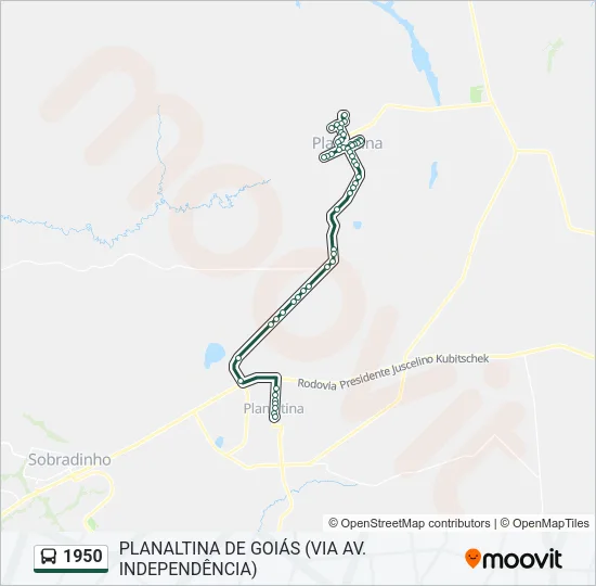 1950  Line Map
