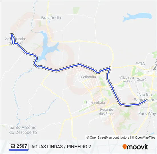 2507 Bus Line Map