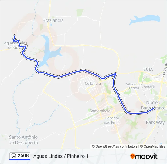 2508 Bus Line Map