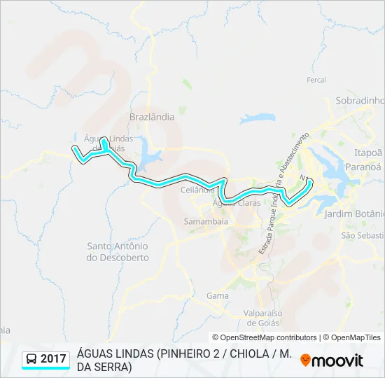 2017 Bus Line Map