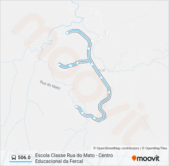 506.0 Bus Line Map