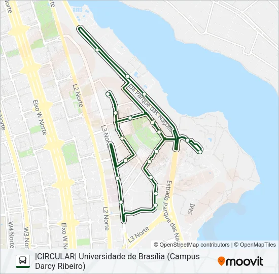 INTRACAMPUS Bus Line Map